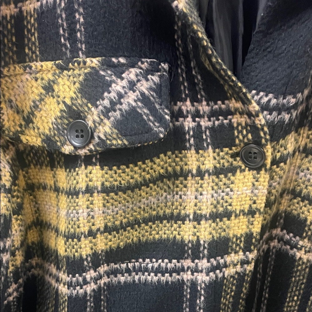 BP Black & Mustard Plaid Jacket | Women’s XL - Picture 5 of 8